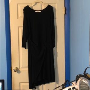 Long Sleeved Black Dress